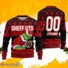 Sheff UTD Grinch Ugly Christmas Sweater Custom Number & Name