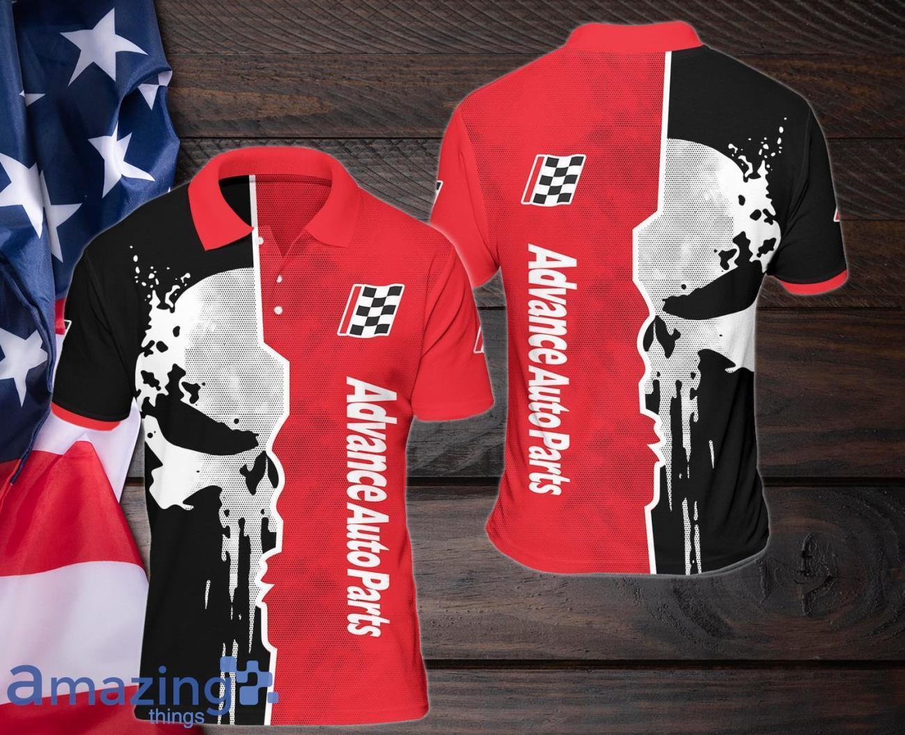 Advance Auto Parts Skull Polo Shirt For Fans image Advance Auto Parts Skull Polo Shirt For Fans Product Photo 1