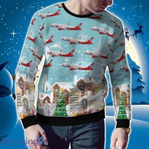 Air Berlin Airbus A320-200 Flying Home For Christmas Christmas Ugly Sweater Christmas Season Gift Product Photo 2