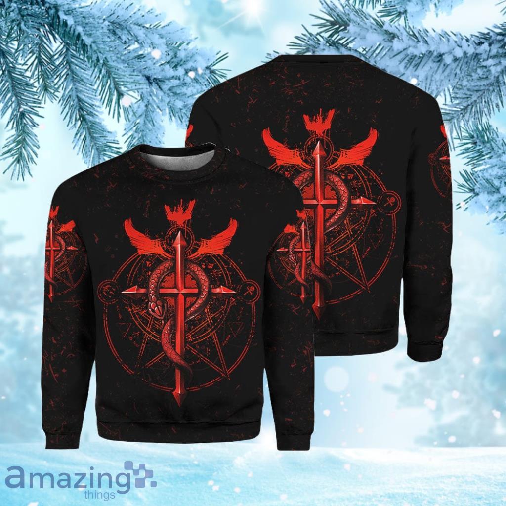 Alchemy Crewneck Sweatshirt Christmas Ugly Sweater 3D Gift Halloween image Alchemy Crewneck Sweatshirt Christmas Ugly Sweater 3D Gift Halloween Product Photo 1