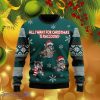 All I Want For Christmas Is Raccoons Ugly Christmas 3D Sweater Unique Gift For Men Women