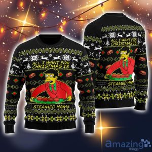 All I Want For Christmas Is Steamed Hams 3D All Over Printed Ugly Christmas Sweater Sweatshirt Hoodie Christmas Gift Product Photo 4