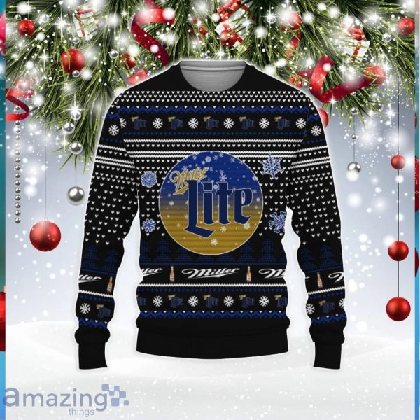 Miller Lite holiday sweater