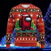 Among Us Red Ugly Christmas 3D Sweater Unique Gift For Men Women