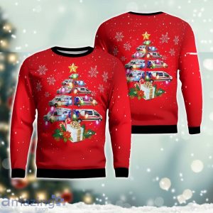 AMR Capital Region AOP Red Ugly Sweater Christmas Season Gift Product Photo 1