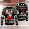 Angry Orchard Black Santa Hold My Wine Ho Ho Ho Ugly Christmas Sweater