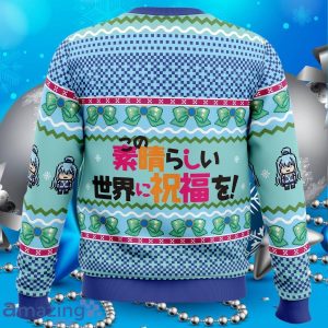 Aqua KonoSuba Ugly Christmas Sweater Best Gift For Men And Women Product Photo 2