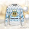 Argentina National Football Ugly Christmas Sweater Hot Trend For Fans Club