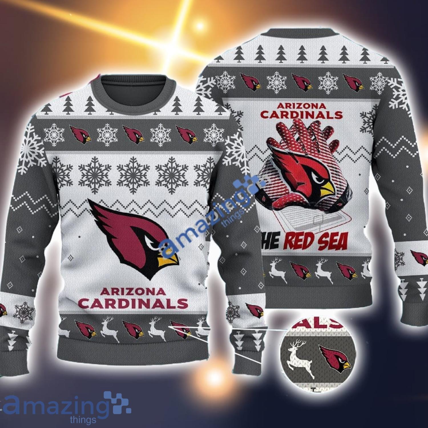 Arizona Cardinals Hoodie design snowflake for fans - 89 Sport shop