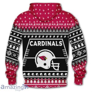 Arizona Cardinals Hooded Sweater 3D Christmas For Men Women Product Photo 2