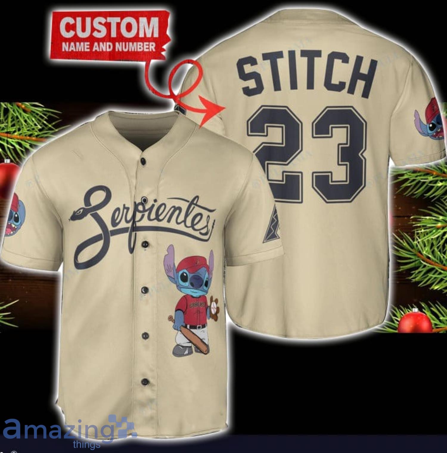 Arizona Diamondbacks Personalized Name MLB Fans Stitch Baseball