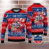 Arsenal FC Disney Team Custom Name Ugly Christmas Sweater Special Gift For Fans