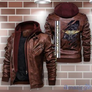 Aston Martin Leather Jacket Special Gift For Men Product Photo 2