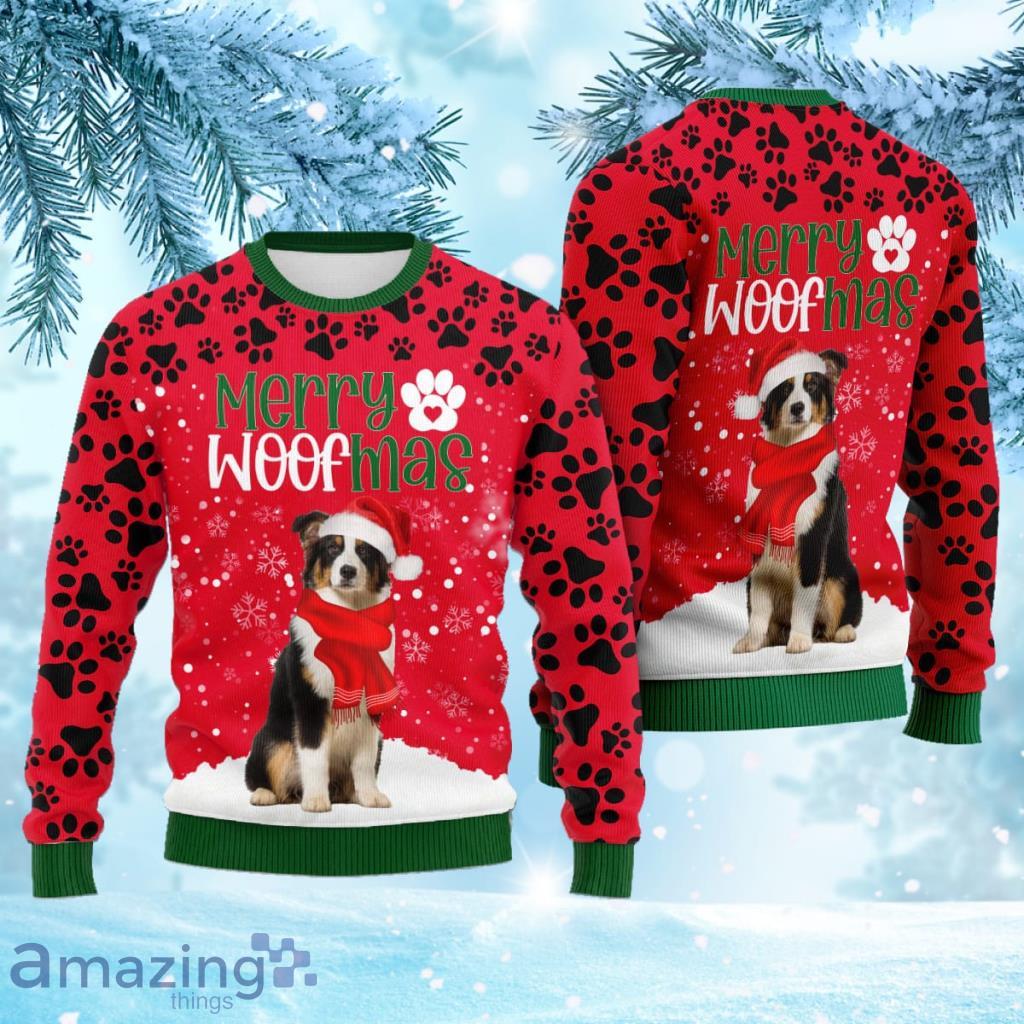 Australian shepherd christmas outlet sweater