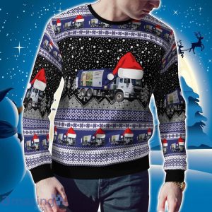 Australian Suez Waste Collection Trucks Ugly Sweater Christmas Season Gift Product Photo 2