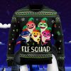 Baby Shark Elf Ugly Christmas Sweater Style Gift For Men And Women