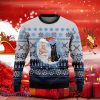 Back Cat Love Santa Moon Ugly Christmas Sweater Impressive Gift For Men And Women
