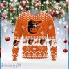 Baltimore Orioles Sports Football American Ugly Christmas Sweater Snowflake Pattern