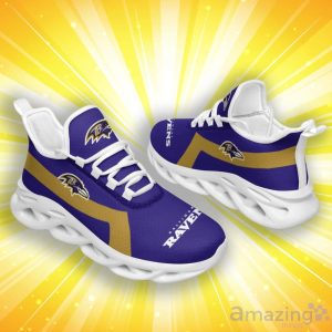 Baltimore Ravens Classic Pattern Limited Edition Christmas Max Soul Shoes Product Photo 3