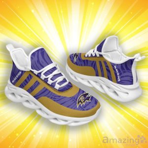 Baltimore Ravens Leaf And Stripe Pattern Limited Edition Christmas Max Soul Shoes Product Photo 3