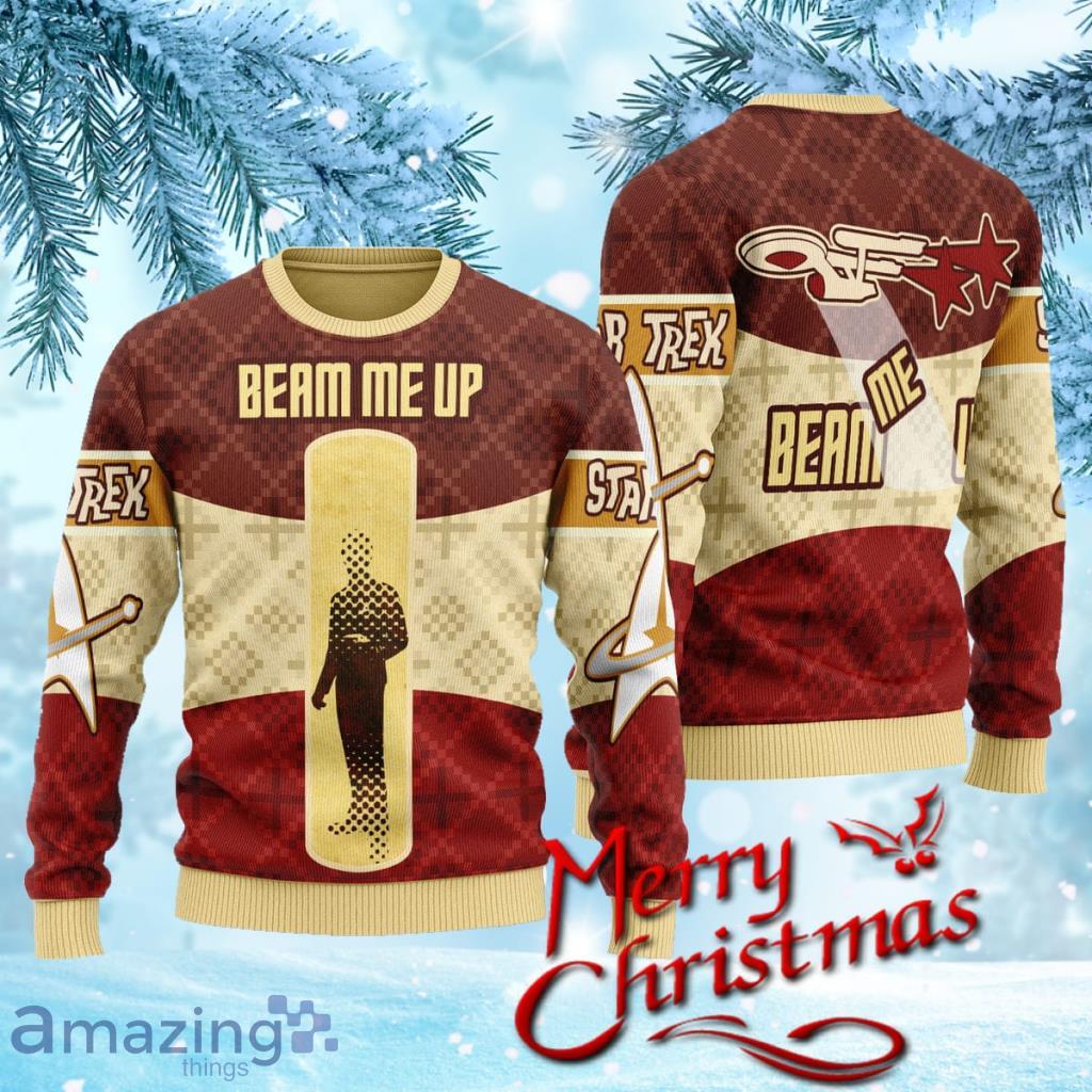 Beam Me Up Christmas Sweater Gift For Men And Women image Beam Me Up Christmas Sweater Gift For Men And Women Product Photo 1