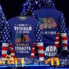 Being A Veteran Is An Honor Ugly Christmas Sweater Style Gift For Men And Women