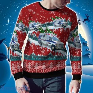 Belleville Illinois Abbott EMS AOP Ugly Sweater Christmas Season Gift Product Photo 2