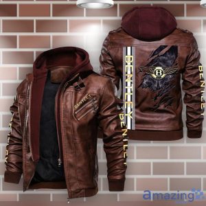 Bentley Leather Jacket Special Gift For Men Product Photo 2