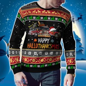 Bexar County 2 Fire Department Christmas AOP Ugly Sweater Christmas Season Gift Product Photo 2