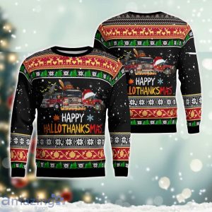 Bexar County 2 Fire Department Christmas AOP Ugly Sweater Christmas Season Gift Product Photo 1