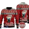 Bigfoot I Wanna Be The One Who Has A Beer Ugly Christmas Sweater Gift Knitting Sweater