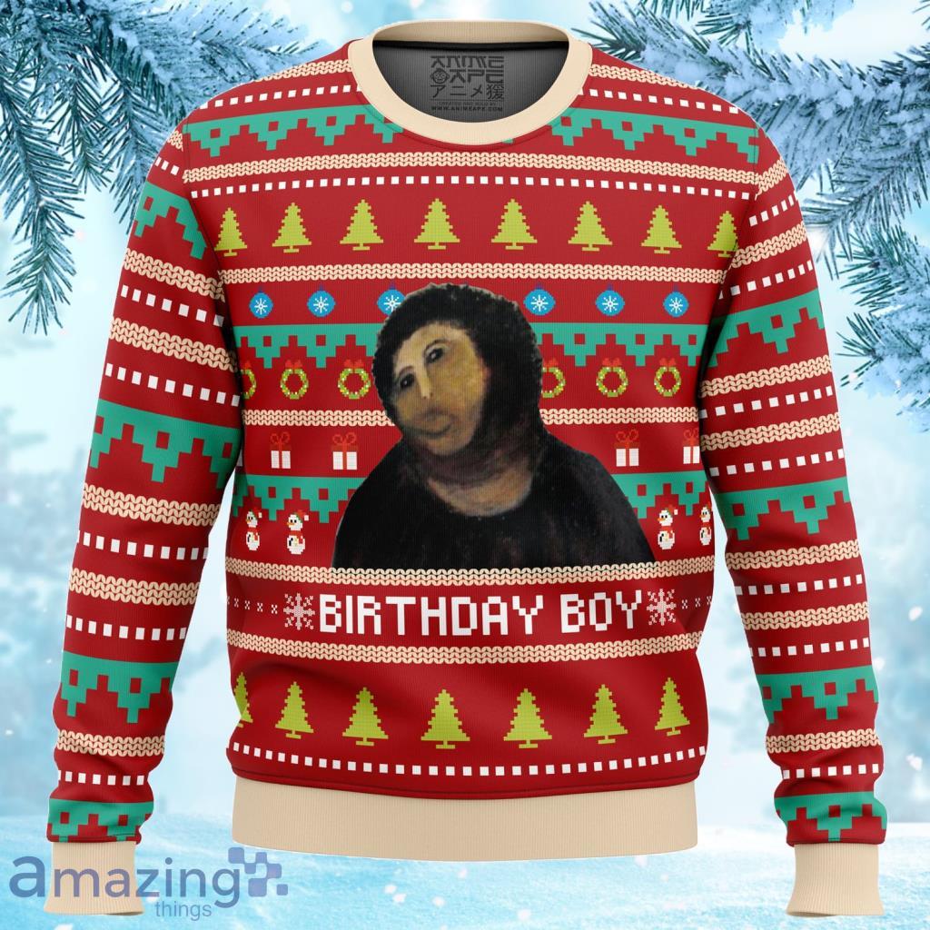 Birthday Boy Potato Jesus Ugly Christmas Sweater Gift For Men And Women image Birthday Boy Potato Jesus Ugly Christmas Sweater Gift For Men And Women Product Photo 1