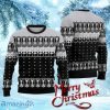 Black And White Skeleton Ugly Christmas Sweater Gift Knitting Sweater