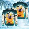 Black Cat Happy Halloween Crewneck Sweatshirt Christmas Ugly Sweater 3D Gift Halloween
