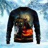 Black Cat Pumpkin Night Ugly Halloween Sweater For Halloween Gift Sweater