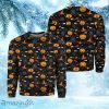 Black Halloween Pumpkin Party Pattern Crewneck Sweatshirt Christmas Ugly Sweater 3D Gift Halloween Swn1096