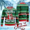Black Santa Ugly Christmas Sweater Gift Knitting Sweater