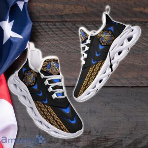 Blue Masonic Style Freemasonry Custom Lodge Max Soul Shoes Custom Name Product Photo 2
