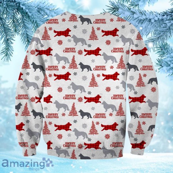 Border collie ugly hot sale christmas sweater