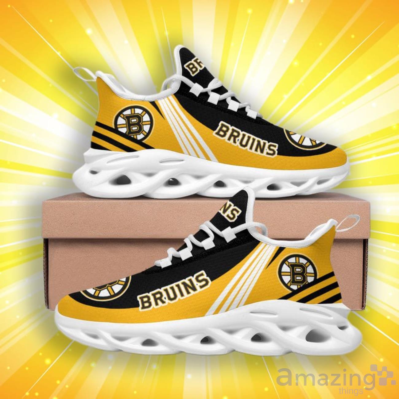 Boston Bruins Basic Limited Edition Christmas Max Soul Shoes image Boston Bruins Basic Limited Edition Christmas Max Soul Shoes Product Photo 2