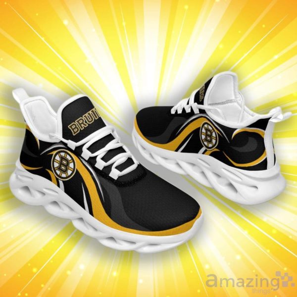 Boston Bruins Wavy Style Max Soul Shoes Special Style For Fans Product Photo 3