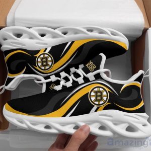 Boston Bruins Wavy Style Max Soul Shoes Special Style For Fans Product Photo 1