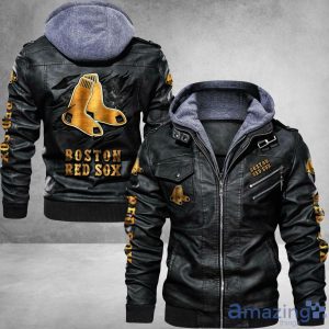 Boston Red Sox Leather Jacket For Fans Product Photo 1