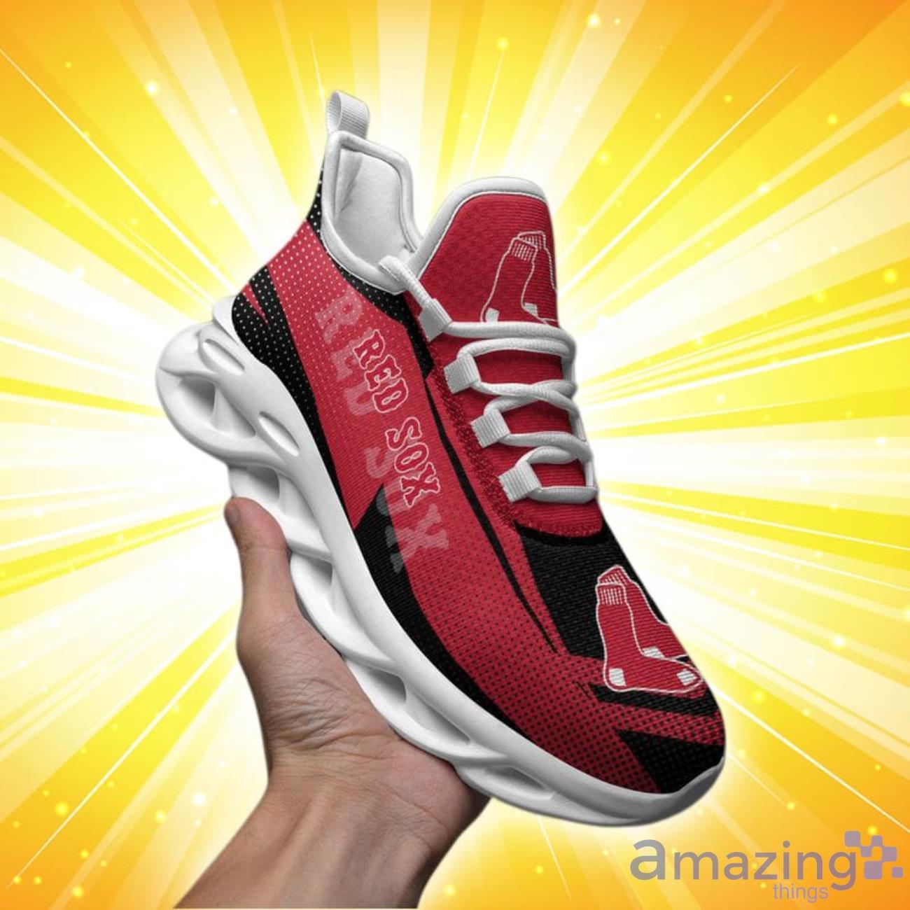 Boston Red Sox Max Soul Shoes Trending Style For Men Women image Boston Red Sox Max Soul Shoes Trending Style For Men Women Product Photo 1