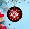 Boston Red Sox Merry Christmas Circle Ornament