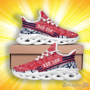 Boston Red Sox Tropical Flowers Max Soul Shoes Special Style For Fans Product Photo 4
