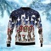 Boston Terrier Family Ugly Christmas Sweater Gift Knitting Sweater