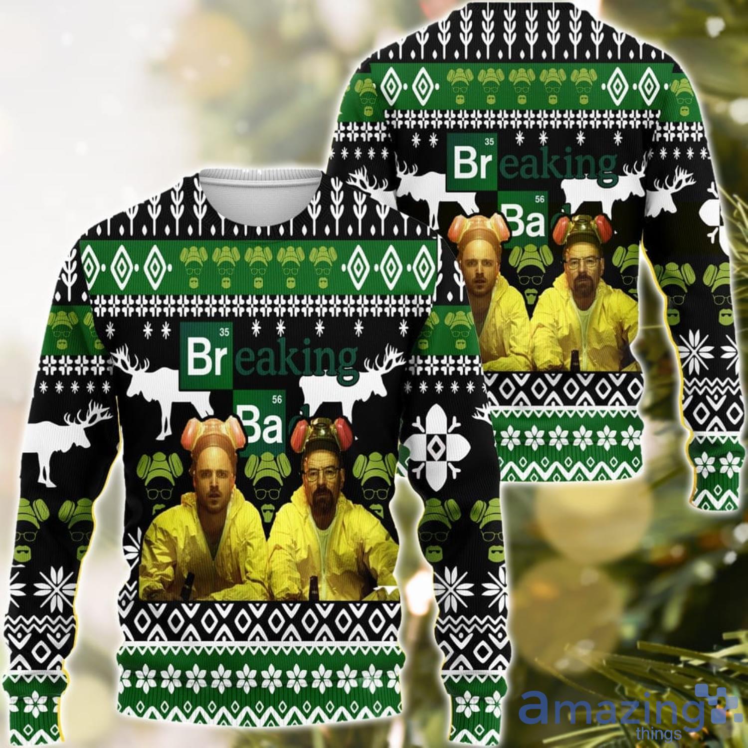 Breaking Bad Ugly Christmas Sweater 3D All Over Printed Sweaters