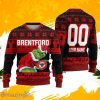 Brentford Grinch Ugly Christmas Sweater Custom Number & Name