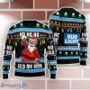 Bud Light Black Santa Hold My Beer Ho Ho Ho Ugly Christmas Sweater